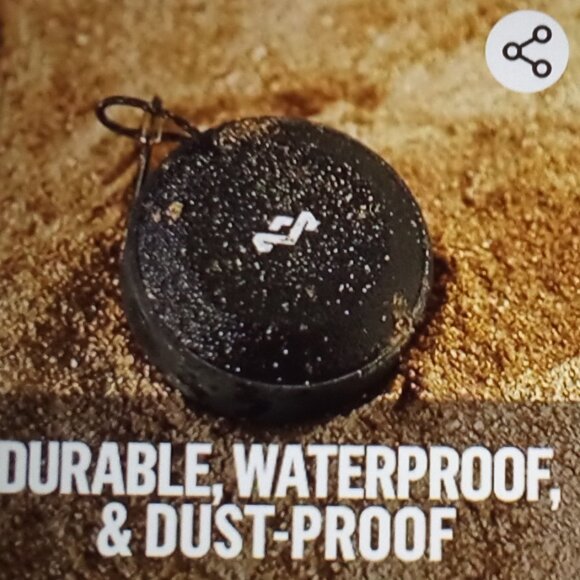 BOB MARLEY WIRELESS BLUETOOTH SPEAKER NO BOUNDS BLACK Model # EM-JA015-SBC - Picture 11 of 16